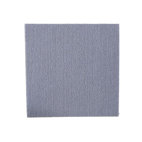 Selbstklebender Teppich 1-32PCS Self Adhesive Carpet Tile Peel Stick Soundproof Office Floor Sticker Splicing Square Mat(Light gray,30x30cm 16pcs) von EURDFHY