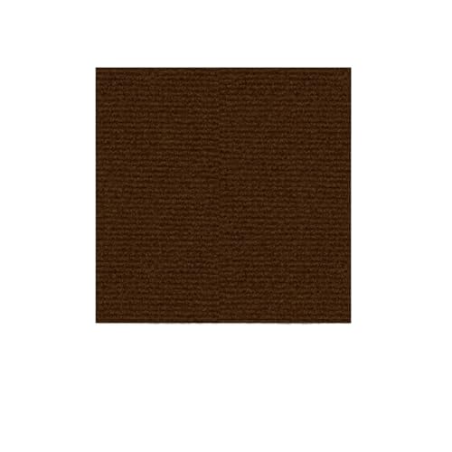Selbstklebender Teppich 10 stücke Selbst-adhesive Teppich Quadrat 30 * 30cm Peel Und Stick Abnehmbare Aufkleber for DIY Heimtextilien Boden Fliesen(Brown) von EURDFHY