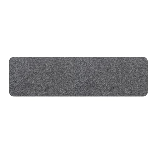 Selbstklebender Teppich 4 Stück rutschfeste selbstklebende Treppenmatten Stufenteppichabdeckung Home Treppenschutzabdeckung Pad Teppiche for Wohnzimmer(Darkgrey) von EURDFHY