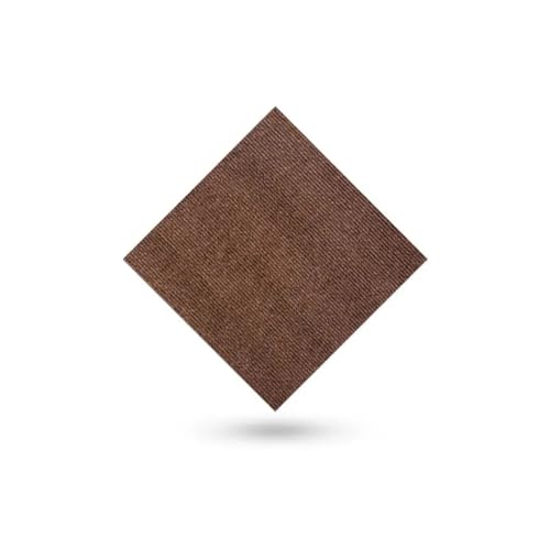 Selbstklebender Teppich 5 stücke Anti-rutsch Spleißen Teppich Professionelle Noise Isolation Abnehmbare Boden Fliesen Aufkleber Selbst-adhesive Boden Matte(Brown) von EURDFHY