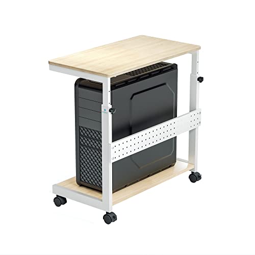 EUREKA ERGONOMIC Höhenverstellbarer Computer Tower Ständer, PC Ständer für PC-Tower, Mobiler PC-Gehäuseständer, Universal verstellbare CPU Ständer mit Rollen, Mit Maus Pad, Ahornfarbe EUREKA ERGONOMIC Höhenverstellbarer Computer Tower Ständer, PC Ständer für PC-Tower, Mobiler PC-Gehäuseständer, Universal verstellbare CPU Ständer mit Rollen, Mit Maus Pad, Ahornfarbe von EUREKA ERGONOMIC