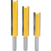 3 punte per fresa extra lunghe con gambo da 8 mm, fresa per lavorazione del legno con tagliente extra lungo con tagliente dritto 8 mm 1/2" 50,8 mm, 8 3 punte per fresa extra lunghe con gambo da 8 mm, fresa per lavorazione del legno con tagliente extra lungo con tagliente dritto 8 mm 1/2" 50,8 mm, 8 von EURITECSA