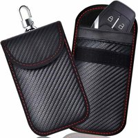 Borsa Faraday anti-RFID per chiavi auto, confezione da 2 custodie anti-RFID per chiavi auto, custodia protettiva anti-RFID in fibra di carbonio Borsa Faraday anti-RFID per chiavi auto, confezione da 2 custodie anti-RFID per chiavi auto, custodia protettiva anti-RFID in fibra di carbonio von EURITECSA