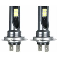 Fari fendinebbia a LED per auto H7, kit lampadine per fari da 200 W, luce di marcia HID bianca 6000 K, decoder per fendinebbia, nero Fari fendinebbia a LED per auto H7, kit lampadine per fari da 200 W, luce di marcia HID bianca 6000 K, decoder per fendinebbia, nero von EURITECSA