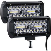 Faro da lavoro a LED 12V 300W 7'', faretto a LED per auto 12V, faretto impermeabile IP67, fendinebbia a LED 27.000 lm, luci da lavoro per auto, von EURITECSA