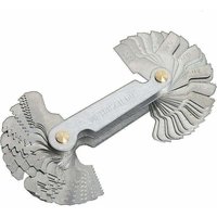 Pettine per filettatura, calibro per filettatura metrico, 58 lame, vite di fissaggio, calibro per filettatura, calibro per sistema metrico in Pettine per filettatura, calibro per filettatura metrico, 58 lame, vite di fissaggio, calibro per filettatura, calibro per sistema metrico in von EURITECSA