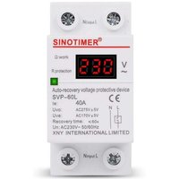 Protettore di sovratensione monofase SVP-60L, dispositivo di protezione automatica da tensione, interruttore automatico 40 A Protettore di sovratensione monofase SVP-60L, dispositivo di protezione automatica da tensione, interruttore automatico 40 A von EURITECSA