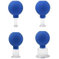 Set di coppette in vetro con 4 diverse misure, coppettazione massaggiante, coppettazione anticellulite, coppette per testa, viso e ogni parte del Set di coppette in vetro con 4 diverse misure, coppettazione massaggiante, coppettazione anticellulite, coppette per testa, viso e ogni parte del von EURITECSA