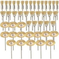 Spazzole in ottone da 45 pezzi, spazzole metalliche, kit di lucidatura Dremel Proxxon, spazzole in acciaio, dischi per lucidatura, disco con spazzola von EURITECSA