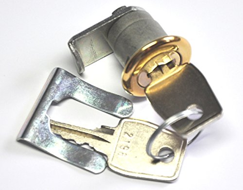 Euro Locks Hebelzylinder für Briefkästen in Messing (Titanmessing) von Euro-Locks