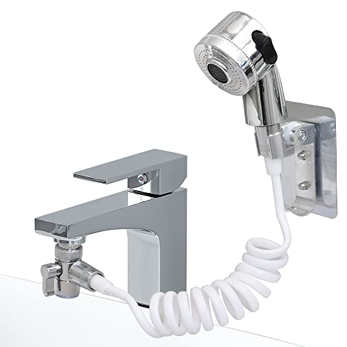 EURO MARKETING MANUFACTURING Duschkopf extra Handbrause Multifunktions-Zubehör für Badezimmer Küche oder Garage, Silber, Einheitsgröße von EURO MARKETING MANUFACTURING