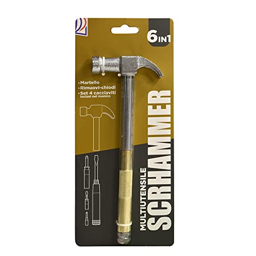 EURO MARKETING MANUFACTURING SCRHAMMER Multifunktionshammer Multifunktional, Metallisch, Einzigartig von EURO MARKETING MANUFACTURING
