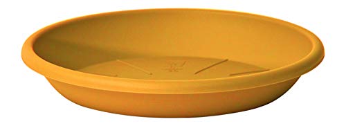 Euro3plast Medea Untersetzer 20 24 28 32 40 cm Farben: Rot, Mango-Gelb oder Petrol-Blau (24 cm, Mango-Gelb) von Euro3plast