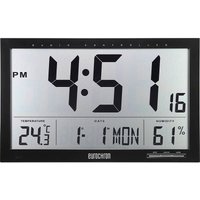 [GEBRAUCHT] B-Ware Eurochron Efwu Jumbo 100 Funk Wanduhr Uhr Funkuhr Mit Temperaturanzeige Schwarz von EUROCHRON