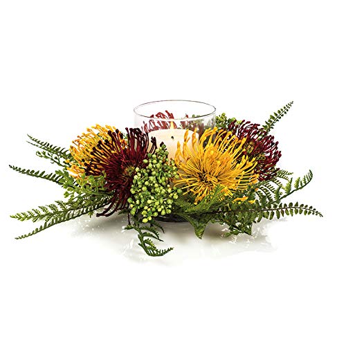 EUROCINSA Ref.12485C43 P/Segel Protea und Berrys, Box mit 1 Stück, Orange, 35 cm von EUROCINSA