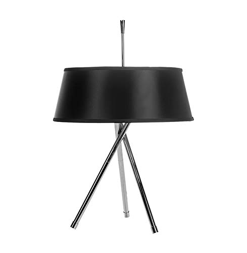 EUROCINSA Ref.16002 Tischlampe, vernickelt, schwarz, 49/31 x 72 cm von EUROCINSA