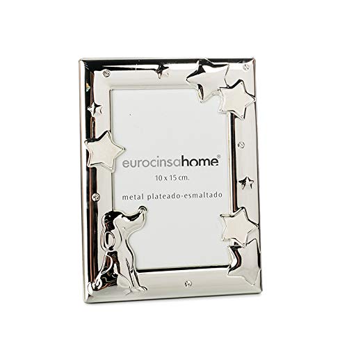 EUROCINSA Ref.17088 Bilderrahmen, Aluminium, Silber, 15 x 19,5 cm von EUROCINSA