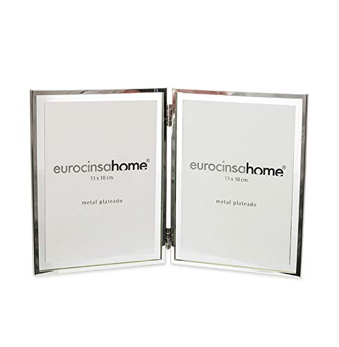 EUROCINSA Ref.17105 Bilderrahmen, Glas, Aluminium, Silber, 31,5 x 21 cm von EUROCINSA