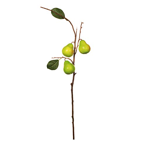 EUROCINSA Ref.57123C50 Zweige mit 3 grünen Birnen, Box mit 6 Stück, 92 cm von EUROCINSA