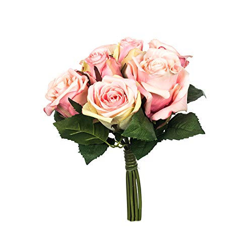 EUROCINSA Ref.87600C21 Bouquet mit 7 Rosen, Box mit 3 Stück, Rosa, 19 x 28 cm von EUROCINSA