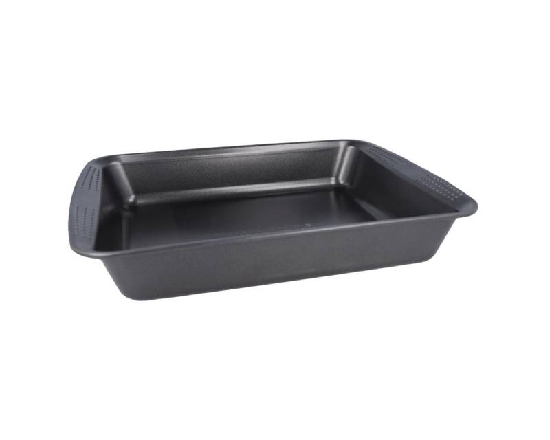 EUROHOME Auflaufform Ofenform hitzebeständig Kuchenform 35 cm mit Antihaftbeschichtung, Karbonstahl, (1-St), Ofen Backform ofenfest rechteckig von EUROHOME