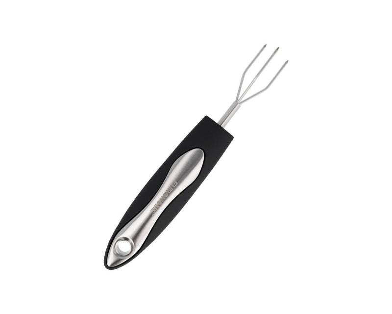 EUROHOME Pellkartoffelgabel "Carmen" Edelstahl Pellkartoffelgabel mit Kunststoffgriff, Kartoffelschneider - Gabel klein mit Aufhänger von EUROHOME