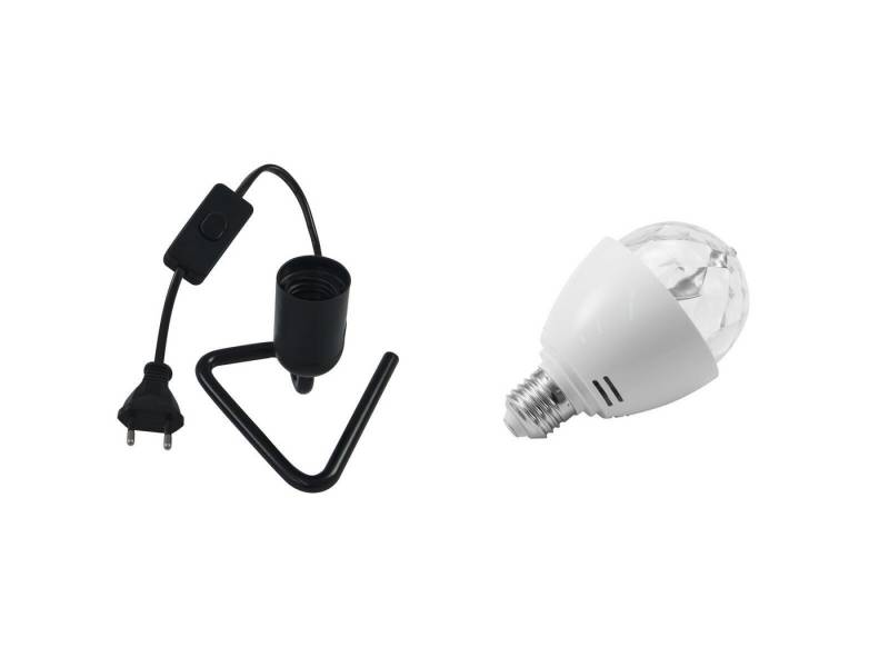 EUROLITE Dekolicht EUROLITE Set LED BC-1 RGB + Triangle Fassung schwarz von EUROLITE