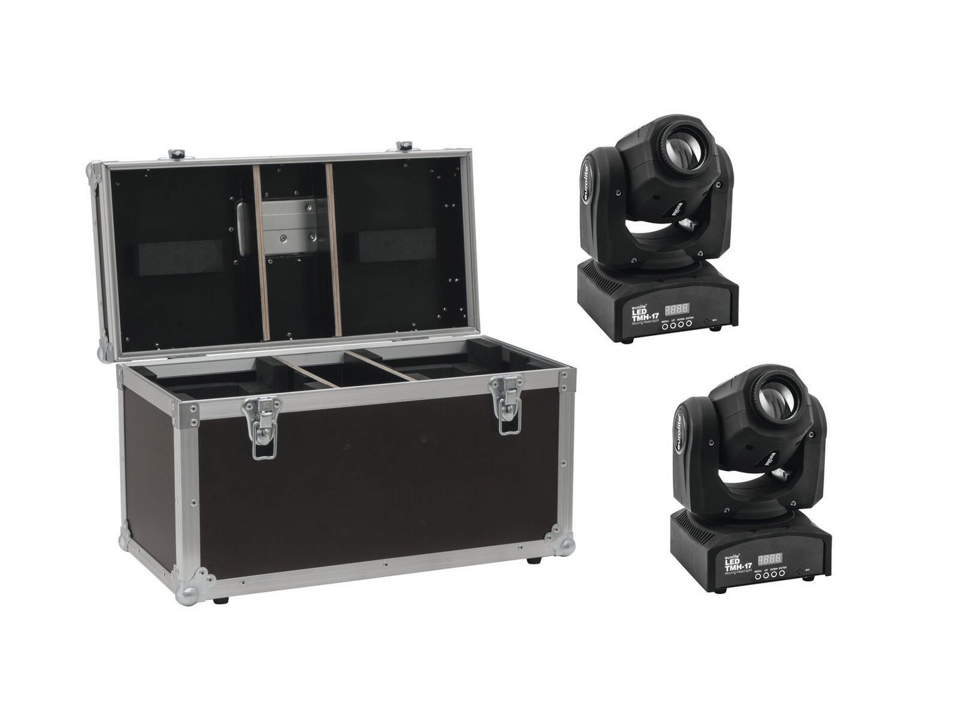 EUROLITE Discolicht EUROLITE Set 2x LED TMH-17 Spot + Case EUROLITE Discolicht EUROLITE Set 2x LED TMH-17 Spot + Case von EUROLITE