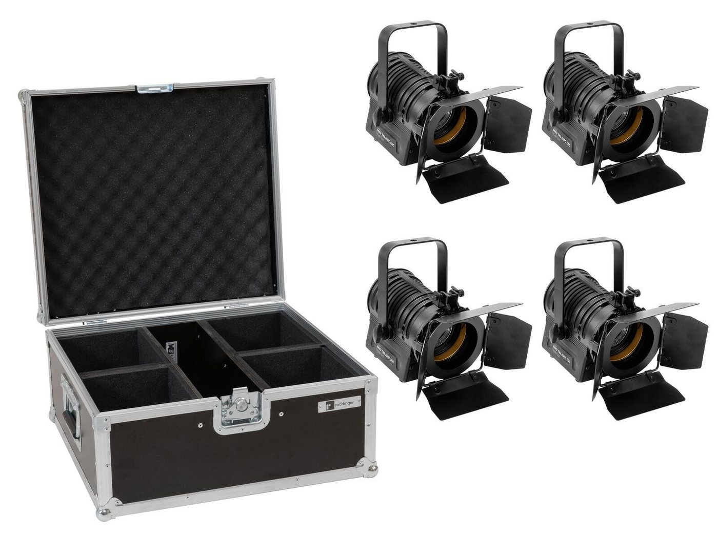 EUROLITE Discolicht EUROLITE Set 4x AKKU THA-20PC TRC Theater-Spot sw + Case EUROLITE Discolicht EUROLITE Set 4x AKKU THA-20PC TRC Theater-Spot sw + Case von EUROLITE