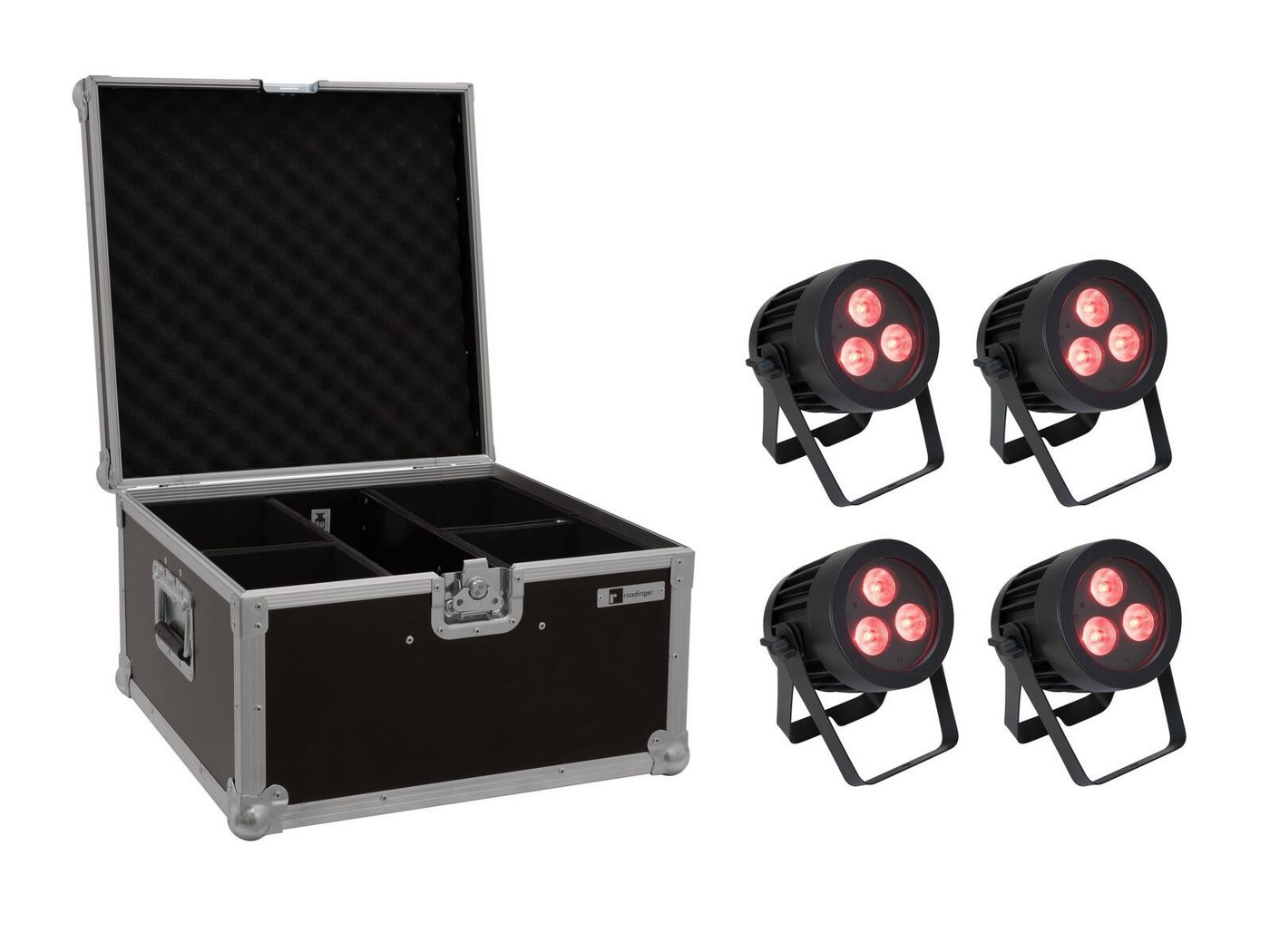 EUROLITE Discolicht EUROLITE Set 4x LED IP PAR 3x9W SCL Spot + Case EUROLITE Discolicht EUROLITE Set 4x LED IP PAR 3x9W SCL Spot + Case von EUROLITE