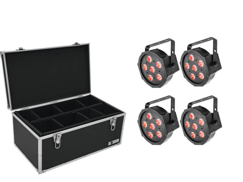 EUROLITE Discolicht EUROLITE Set 4x LED SLS-6 TCL Spot + Case TDV-1 EUROLITE Discolicht EUROLITE Set 4x LED SLS-6 TCL Spot + Case TDV-1 von EUROLITE