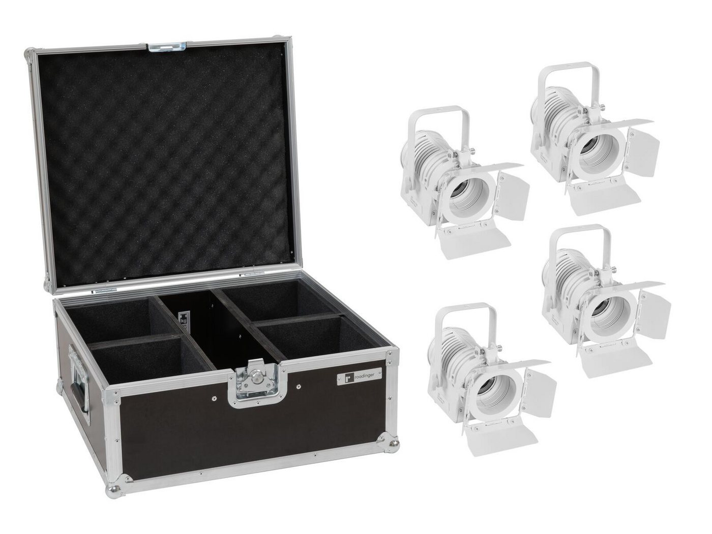 EUROLITE Discolicht EUROLITE Set 4x LED THA-20PC TRC Theater-Spot ws + Case EUROLITE Discolicht EUROLITE Set 4x LED THA-20PC TRC Theater-Spot ws + Case von EUROLITE