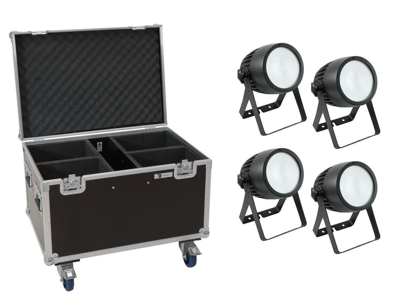 EUROLITE Discolicht EUROLITE Set 4x LED Theatre COB 200 WW/CW + Case mit Rollen EUROLITE Discolicht EUROLITE Set 4x LED Theatre COB 200 WW/CW + Case mit Rollen von EUROLITE