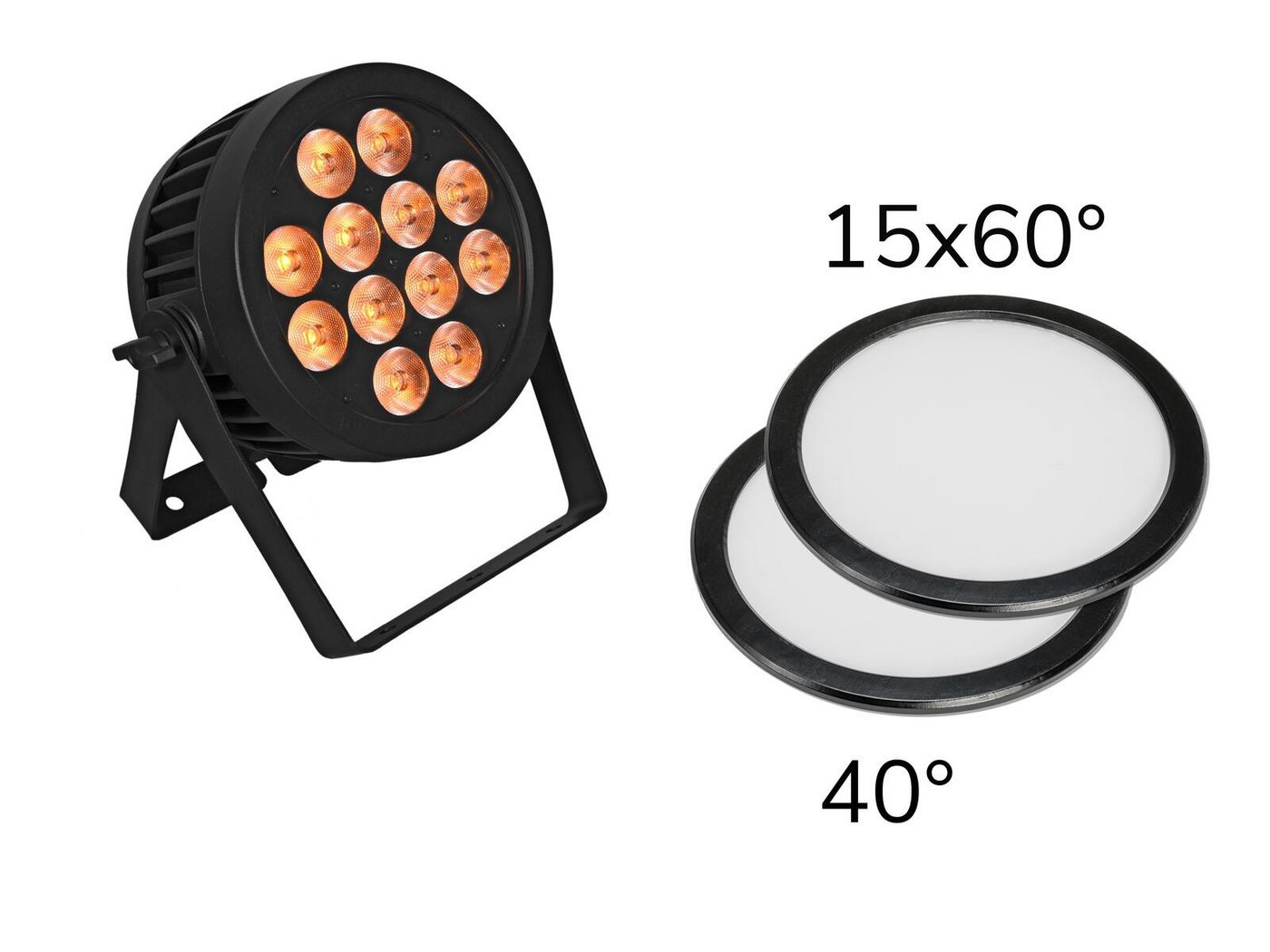 EUROLITE Discolicht EUROLITE Set LED IP PAR 12x9W SCL Spot + 2x Diffusorscheibe 15x60°+40° EUROLITE Discolicht EUROLITE Set LED IP PAR 12x9W SCL Spot + 2x Diffusorscheibe 15x60°+40° von EUROLITE