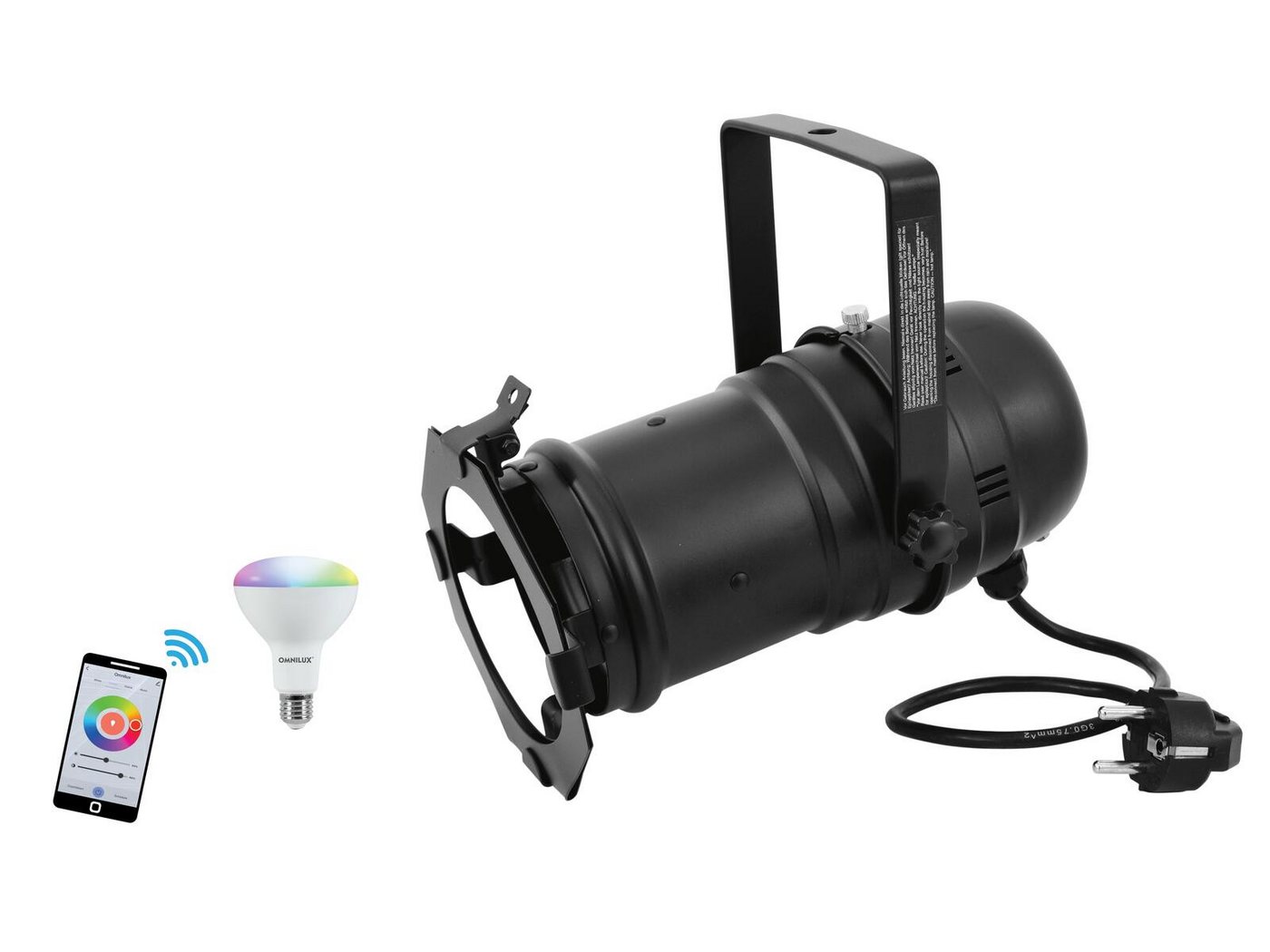 EUROLITE Discolicht EUROLITE Set PAR-30 Spot sw + LED PAR-30 RGB/WW/CW WiFi EUROLITE Discolicht EUROLITE Set PAR-30 Spot sw + LED PAR-30 RGB/WW/CW WiFi von EUROLITE