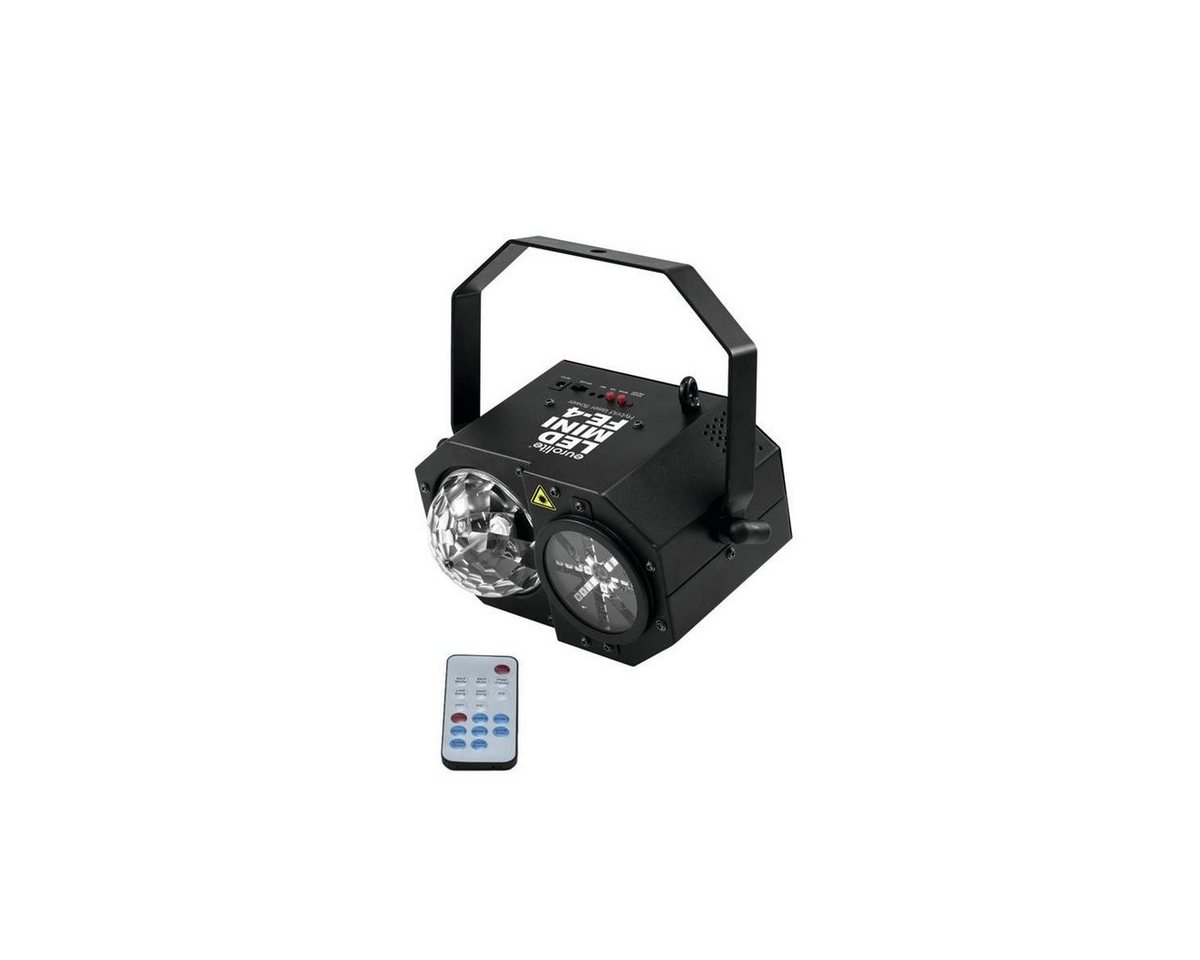 EUROLITE Discolicht LED Mini Hybrid Laserflower FE-4 Vielfältige Lichtspiele Laser Wash von EUROLITE