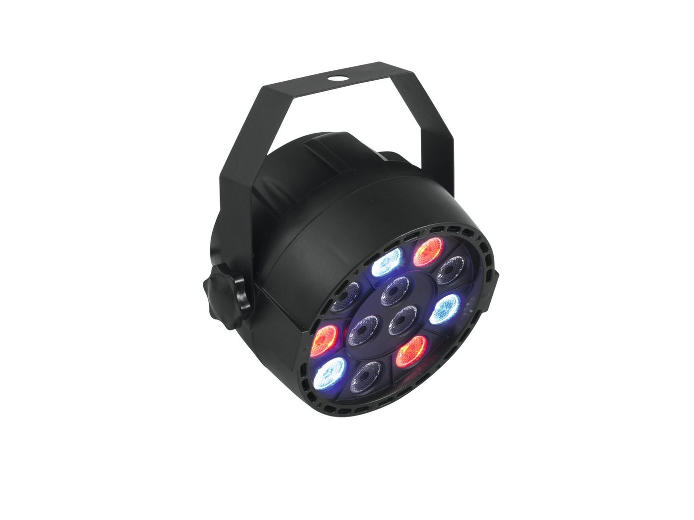 EUROLITE Discolicht PARty Spot 12x1W RGBW - Partyscheinwerfer mit 4 Farben - Automatik DMX, RGBW (rot, grün, blau, weiss) von EUROLITE