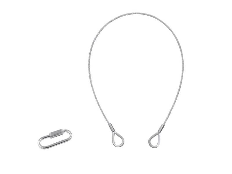 EUROLITE EUROLITE Sicherungsseil B 3x600mm bis 5kg silber Drahtseil EUROLITE EUROLITE Sicherungsseil B 3x600mm bis 5kg silber Drahtseil von EUROLITE