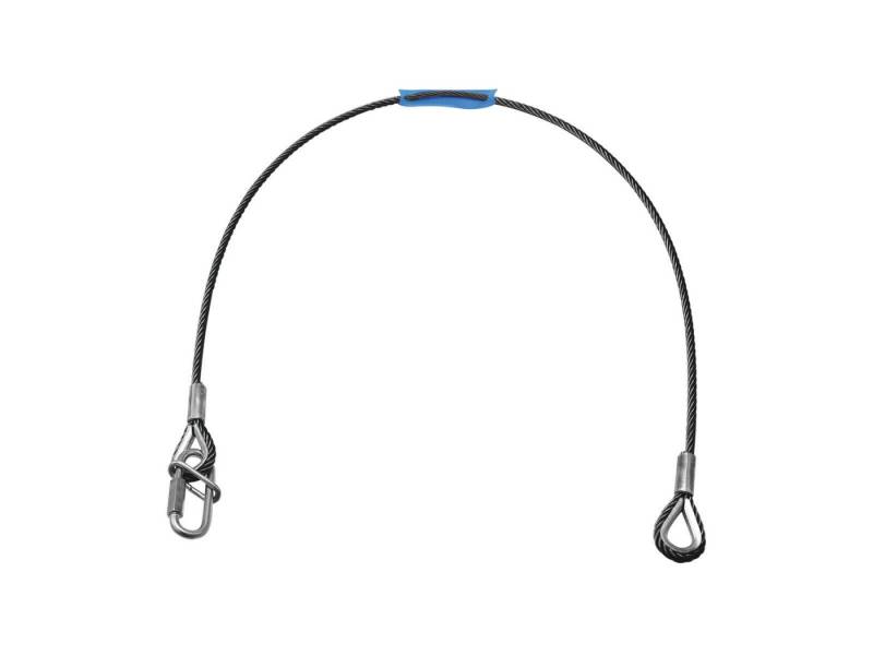 EUROLITE EUROLITE Sicherungsseil UNV-5S 3x600mm bis 5kg sw Drahtseil von EUROLITE