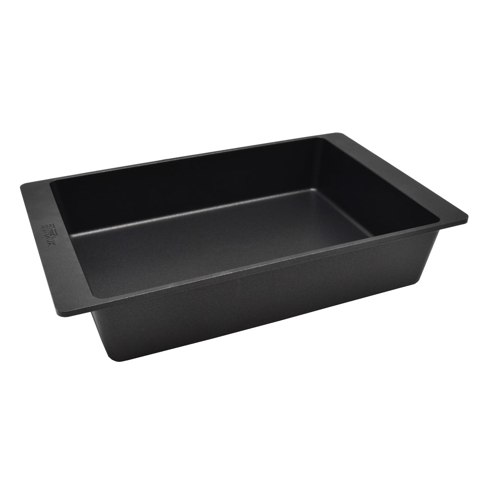Eurolux Bräter 41×26 cm – Guss-Aluminium, 8 cm hoch, Antihaft, Thermoboden, backofengeeignet, für Induktion, Made in Germany von EUROLUX®