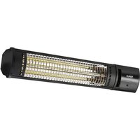 EUROM Heizstrahler » Golden 1500 Shadow Patioheater«, für Flächen bis 18 m² - schwarz von EUROM
