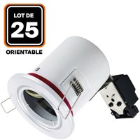 25 Supports Spot bbc Orientable Blanc IP20 avec Douille GU10 25 Supports Spot bbc Orientable Blanc IP20 avec Douille GU10 von EUROPALAMP
