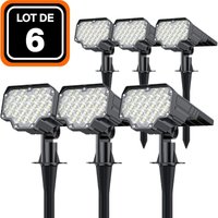 6er-Pack Solarstrahler Dämmerungssensor 26 St. Leds 650 Lumen 6er-Pack Solarstrahler Dämmerungssensor 26 St. Leds 650 Lumen von EUROPALAMP