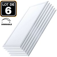 Europalamp - Lot 6 LED-Fliesen 40W 12030 dimmable Neutralweiß 4000k von EUROPALAMP