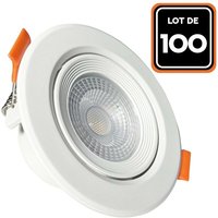 Lot de 100 Spots led Encastrable Rond 5W - Blanc Froid 6500K von EUROPALAMP