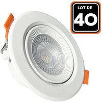 Lot de 40 Spot LED Encastrable Rond 5W - Blanc Neutre 4000K von EUROPALAMP