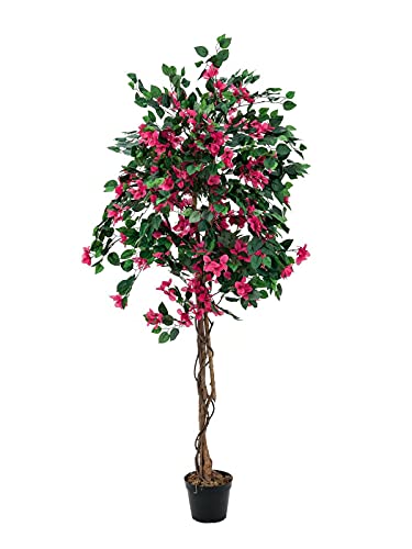 EUROPALMS Bougainvillea, Kunstpflanze, rot, 150cm von EUROPALMS