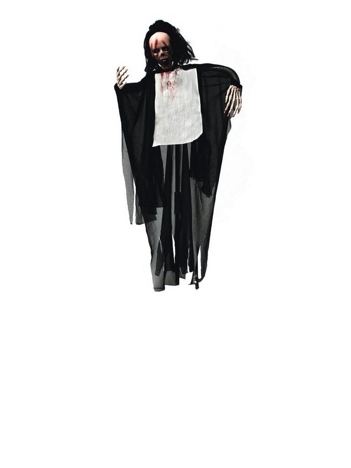 EUROPALMS Dekofigur Crazy Ghost Halloween Figur 95cm Bewegung LED Augen Geräusche von EUROPALMS