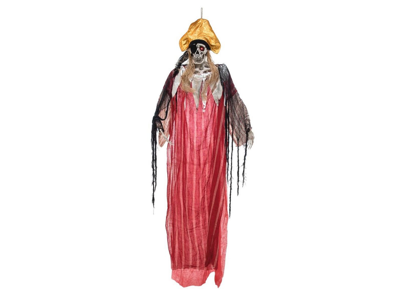 EUROPALMS Dekofigur Piratenskelett Captain Morgan 170cm Halloween blinkend Geräusche EUROPALMS Dekofigur Piratenskelett Captain Morgan 170cm Halloween blinkend Geräusche von EUROPALMS