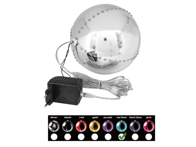 EUROPALMS Dekolicht EUROPALMS LED Snowball 15cm, eisblau von EUROPALMS